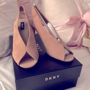DKNY Lorean Peep Toe Pumps